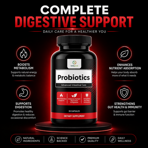 Probiotics Capsules for Gut Health